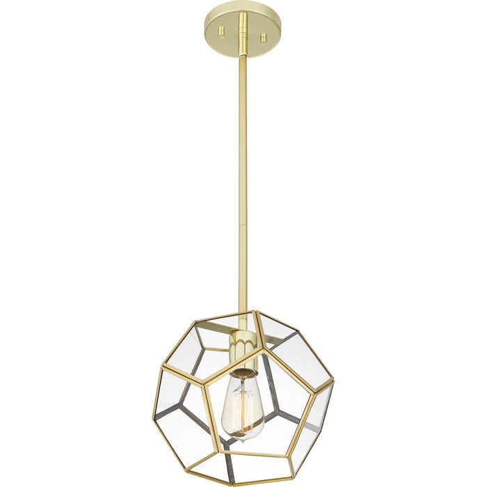 Quoizel - QPP5593B - One Light Mini Pendant - Quoizel Piccolo Pendant - Polished Brass