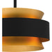 Quoizel - QSF5570EK - Three Light Semi Flush Mount - Quoizel Semi-Flush Mount - Earth Black