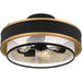 Quoizel - QSF5572EK - Three Light Semi Flush Mount - Quoizel Semi-Flush Mount - Earth Black