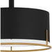 Quoizel - QSF5580MBK - Three Light Semi Flush Mount - Quoizel Semi-Flush Mount - Matte Black