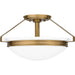 Quoizel - QSF5581WS - Two Light Semi Flush Mount - Quoizel Semi-Flush Mount - Weathered Brass