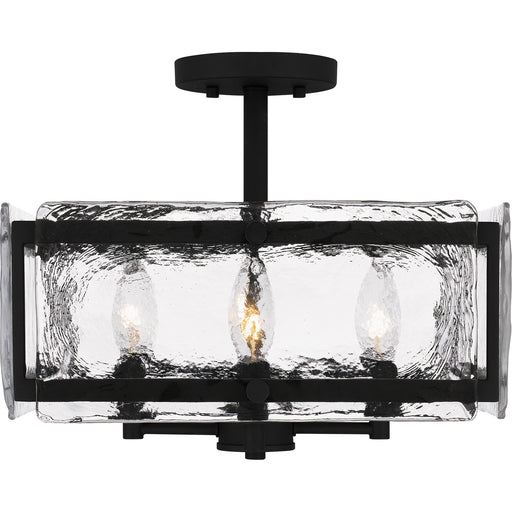 Quoizel - QSF5594EK - Four Light Semi-Flush Mount - Quoizel Semi-Flush Mount - Earth Black