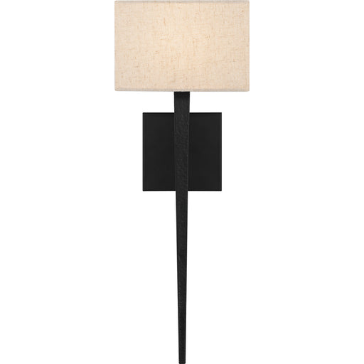 Quoizel - QW16127MBK - One Light Wall Sconce - Quoizel Wood - Matte Black