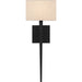 Quoizel - QW16127MBK - One Light Wall Sconce - Quoizel Wood - Matte Black