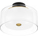 Quoizel - ROW1714MBK - Two Light Semi Flush Mount - Rowland - Matte Black