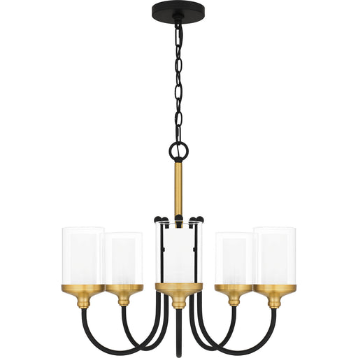 Quoizel - ROW5022MBK - Five Light Chandelier - Rowland - Matte Black