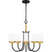 Quoizel - ROW5022MBK - Five Light Chandelier - Rowland - Matte Black