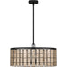 Quoizel - SGLM2822MBK - Four Light Pendant - Seigler - Matte Black