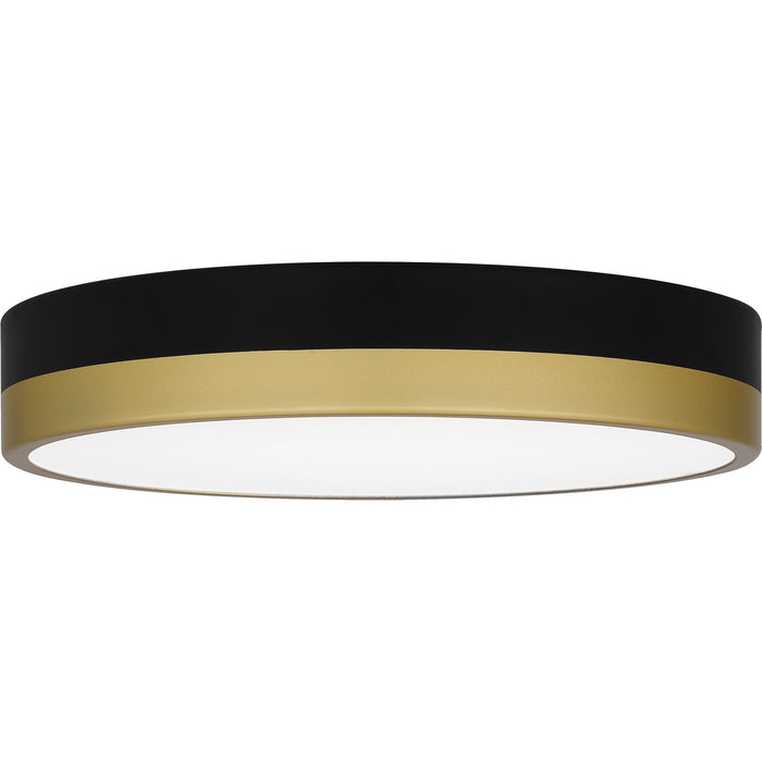 Quoizel - WLN1611MBKG - LED Flush Mount - Weldin - Matte Black Gold