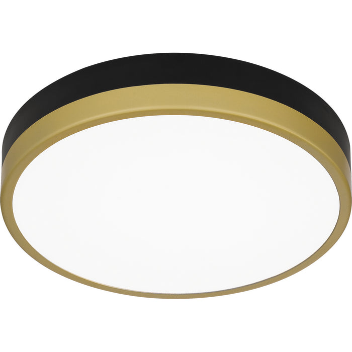 Quoizel - WLN1611MBKG - LED Flush Mount - Weldin - Matte Black Gold