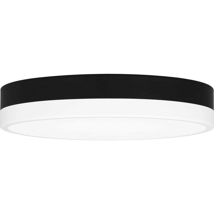 Quoizel - WLN1611MBKW - LED Flush Mount - Weldin - Matte Black White