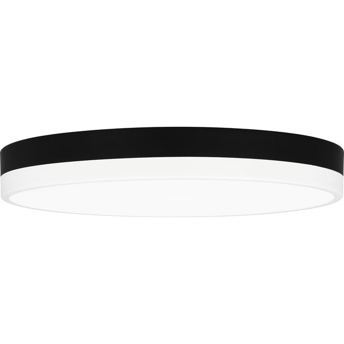 Quoizel - WLN1615MBKW - LED Flush Mount - Weldin - Matte Black White