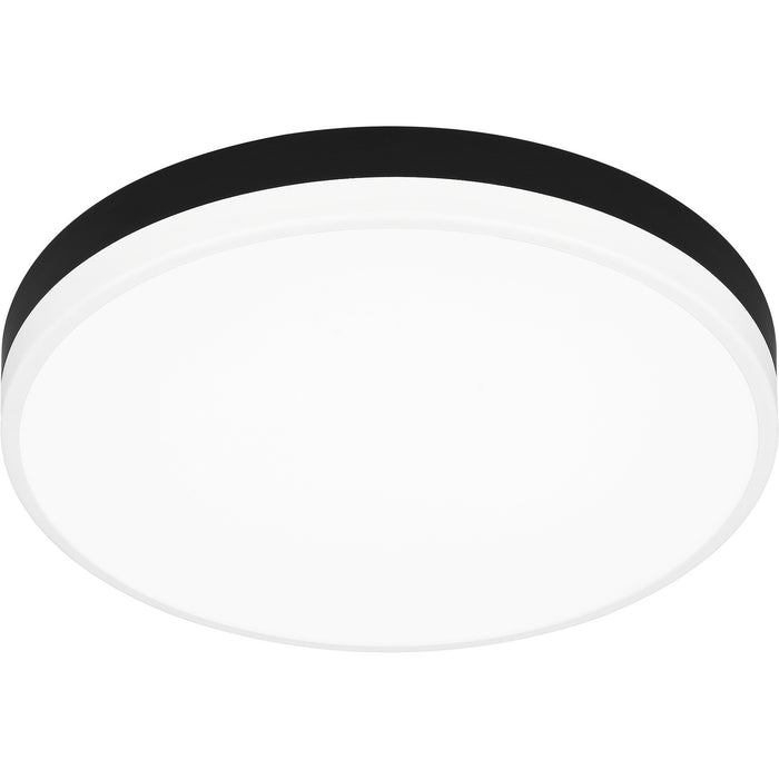 Quoizel - WLN1615MBKW - LED Flush Mount - Weldin - Matte Black White