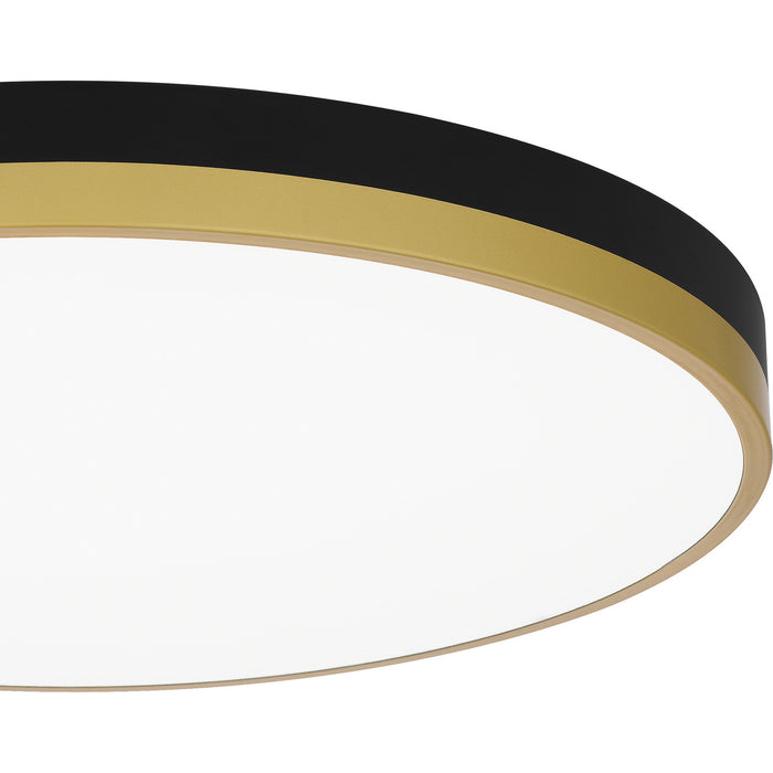 Quoizel - WLN1620MBKG - LED Flush Mount - Weldin - Matte Black Gold