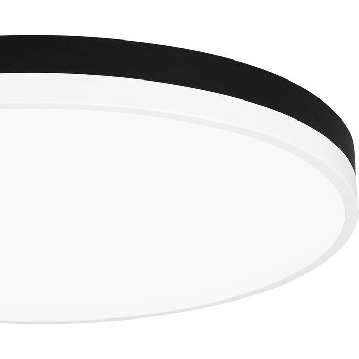 Quoizel - WLN1620MBKW - LED Flush Mount - Weldin - Matte Black White