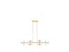 Savoy House - 1-1591-14-38 - 14 Light Linear Chandelier - Amani - Gold