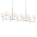 Kichler - 52503PN - Ten Light Linear Chandelier - Ali - Polished Nickel