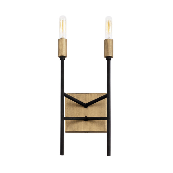 Varaluz - 314W02HGCB - Two Light Wall Sconce - Bodie - Havana Gold/Carbon