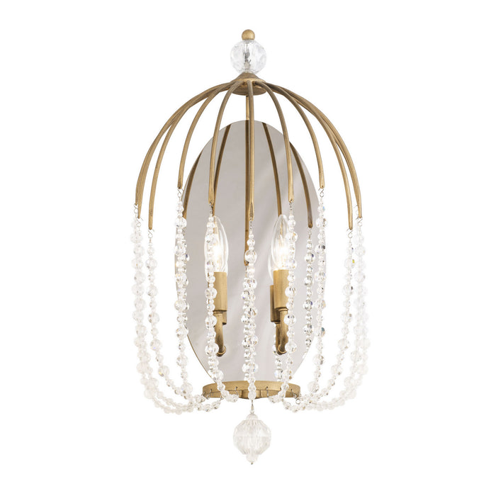 Varaluz - 343W02HG - Two Light Wall Sconce - Voliere - Havana Gold