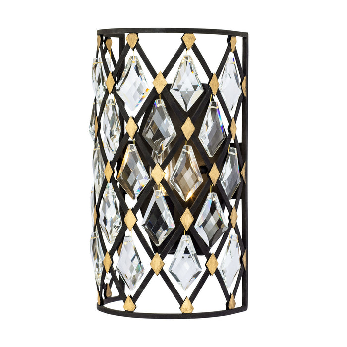 Varaluz - 345W01CBHG - One Light Wall Sconce - Windsor - Carbon/Havana Gold