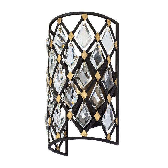 Varaluz - 345W01CBHG - One Light Wall Sconce - Windsor - Carbon/Havana Gold