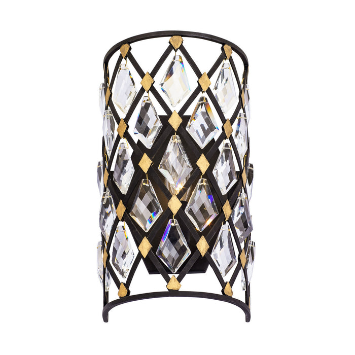 Varaluz - 345W01CBHG - One Light Wall Sconce - Windsor - Carbon/Havana Gold