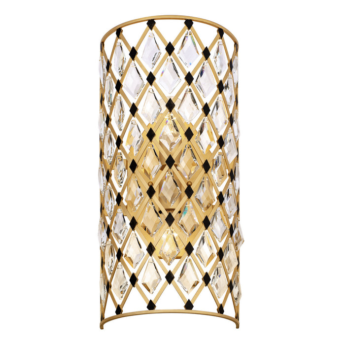 Varaluz - 345W02FGMB - Two Light Wall Sconce - Windsor - French Gold/Matte Black