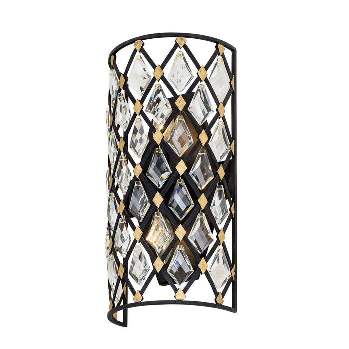 Varaluz - 345W02SCBHG - Two Light Wall Sconce - Windsor - Carbon/Havana Gold