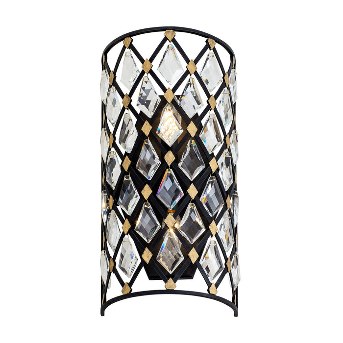 Varaluz - 345W02SCBHG - Two Light Wall Sconce - Windsor - Carbon/Havana Gold