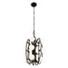 Varaluz - 374P12CBFG - LED Pendant - Black Betty - Carbon/French Gold