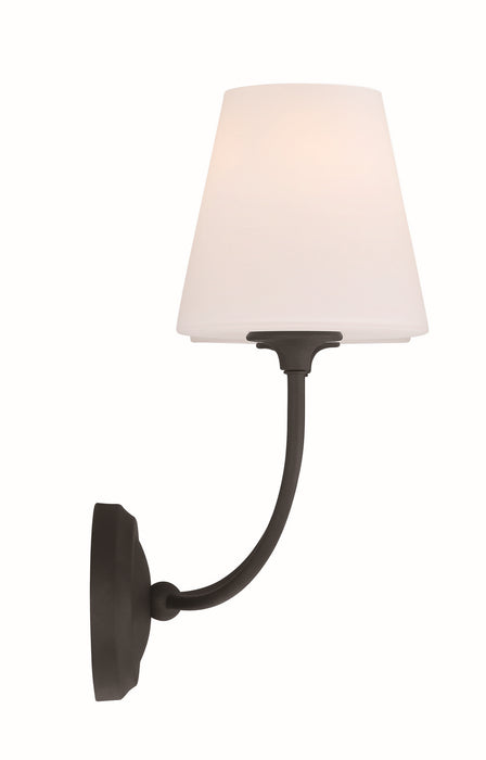 Crystorama - 2442-OP-BF - Two Light Wall Sconce - Sylvan - Black Forged