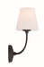 Crystorama - 2442-OP-BF - Two Light Wall Sconce - Sylvan - Black Forged