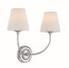 Crystorama - 2442-OP-CH - Two Light Wall Sconce - Sylvan - Polished Chrome