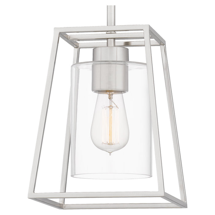 Quoizel - PRC1508BN - One Light Mini Pendant - Prescott - Brushed Nickel