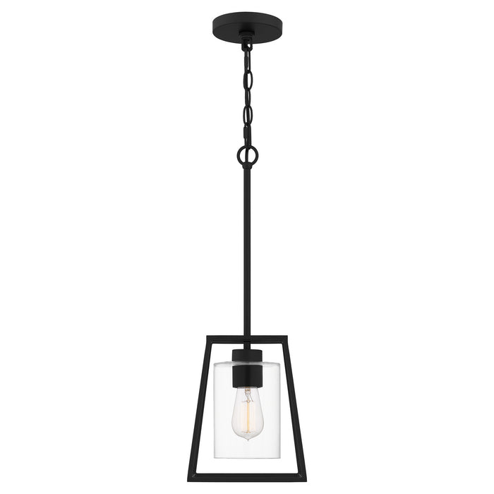 Quoizel - PRC1508MBK - One Light Mini Pendant - Prescott - Matte Black