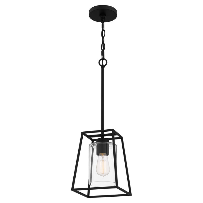 Quoizel - PRC1508MBK - One Light Mini Pendant - Prescott - Matte Black