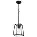 Quoizel - PRC1508MBK - One Light Mini Pendant - Prescott - Matte Black