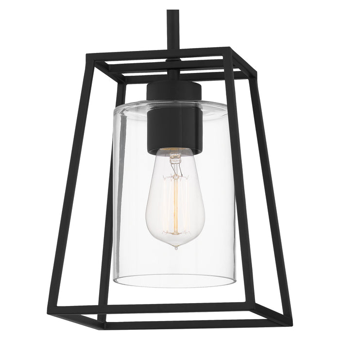 Quoizel - PRC1508MBK - One Light Mini Pendant - Prescott - Matte Black