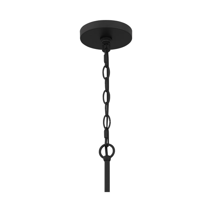 Quoizel - PRC2818MBK - Four Light Pendant - Prescott - Matte Black