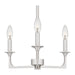 Quoizel - PRC5016BN - Three Light Chandelier - Prescott - Brushed Nickel