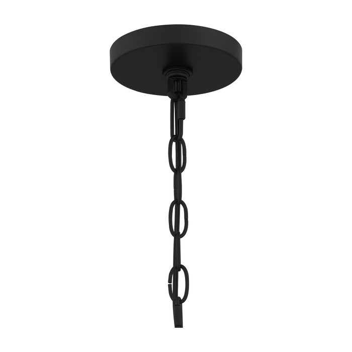 Quoizel - PRC5016MBK - Three Light Chandelier - Prescott - Matte Black