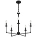 Quoizel - PRC5026MBK - Five Light Chandelier - Prescott - Matte Black