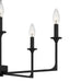 Quoizel - PRC5026MBK - Five Light Chandelier - Prescott - Matte Black