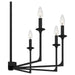 Quoizel - PRC5032MBK - Eight Light Chandelier - Prescott - Matte Black