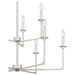 Quoizel - PRC5232BN - Nine Light Chandelier - Prescott - Brushed Nickel