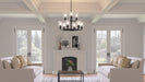 Quoizel - PRC5232MBK - Nine Light Chandelier - Prescott - Matte Black