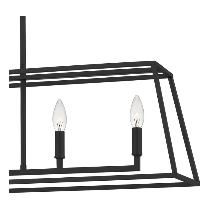 Quoizel - PRC536MBK - Five Light Island Chandelier - Prescott - Matte Black