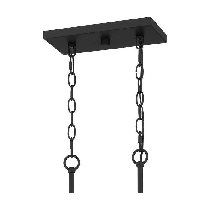 Quoizel - PRC536MBK - Five Light Island Chandelier - Prescott - Matte Black