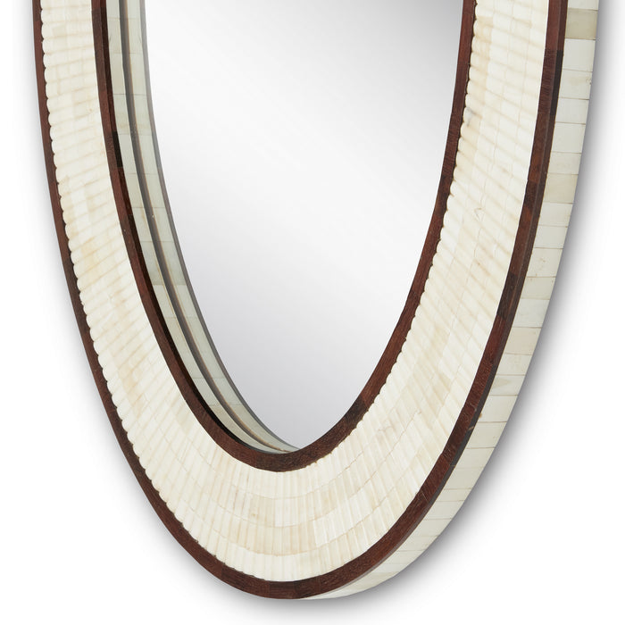 Currey and Company - 1000-0125 - Mirror - Andar - Natural/Dark Walnut/Mirror