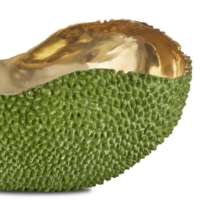 Currey and Company - 1200-0600 - Bowl - Jackfruit - Green/Gold